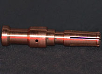 CNC Swiss Screw Machining of Nickel Copper Electrical Contact